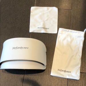 YSL sunglasses case empty
